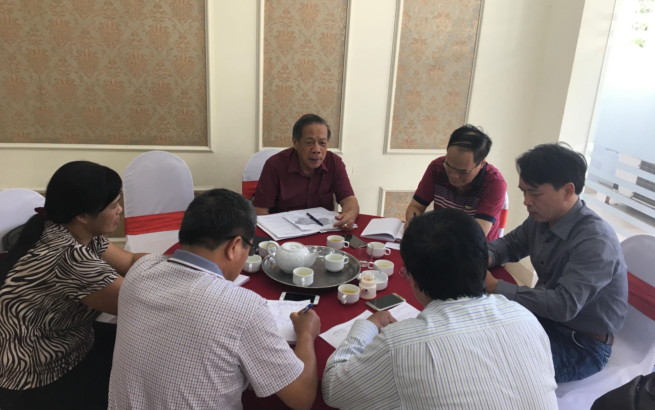 Phó chủ tịch Hội đồng Họ Dương Việt nam làm việc với HĐHD Cao Bằng